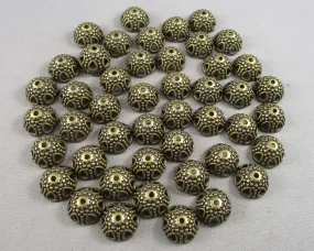 Antique Bronze Bead Caps 7x12mm 45pcs C064