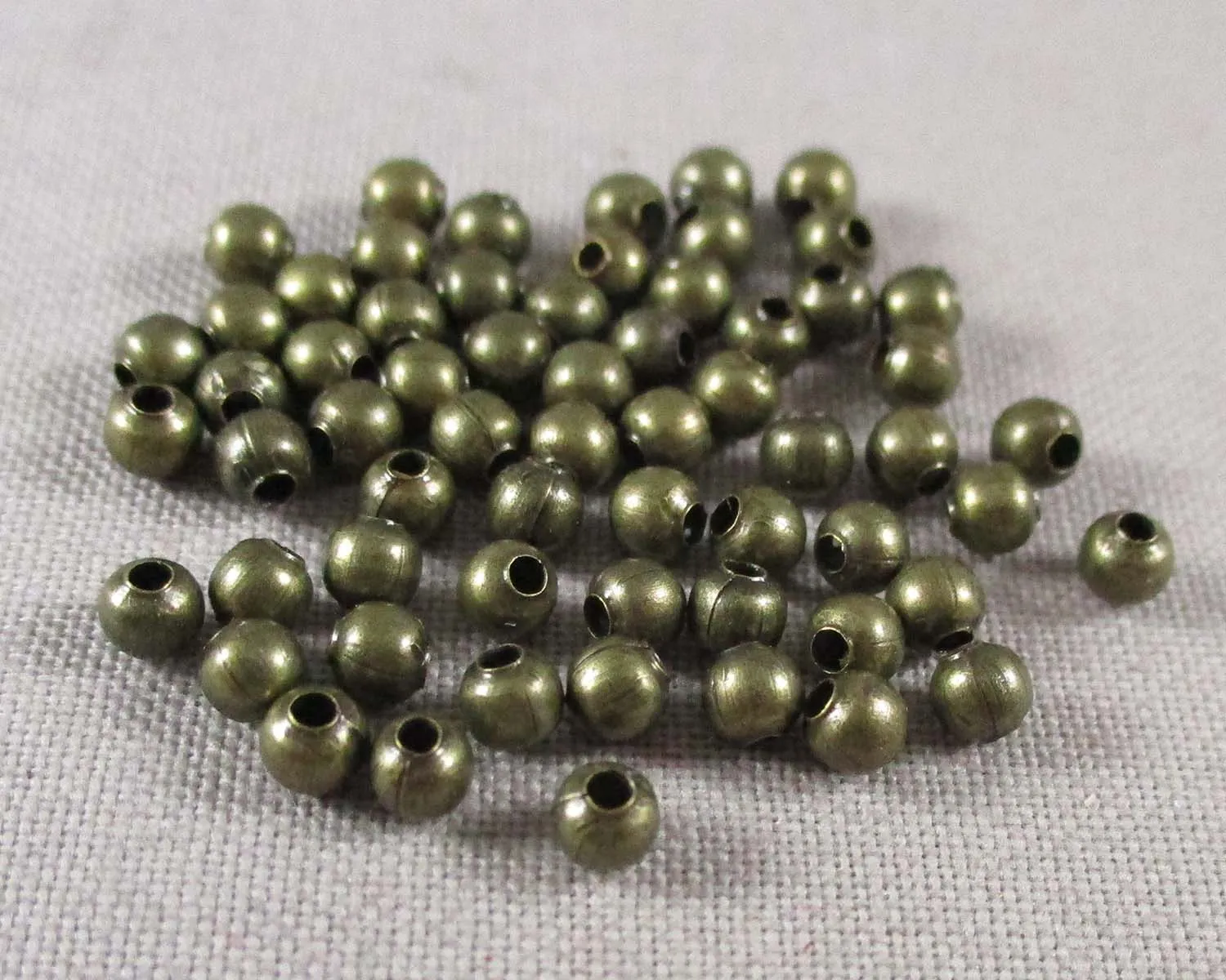 Antique Bronze Spacer Beads 3mm 200pcs (0287)