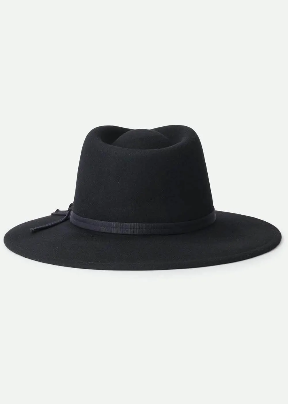 Brixton Joanna Foldable Felt Hat Black