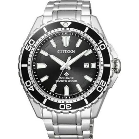 CITIZEN PROMASTER DIVER ECO DRIVE BLACK DIAL MEN WATCH BN0190-82E