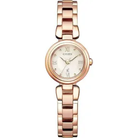 CITIZEN XC MIZU COLLECTION ECO-DRIVE SOLAR ANALOG PINK LADIES WATCH EW5572-56W