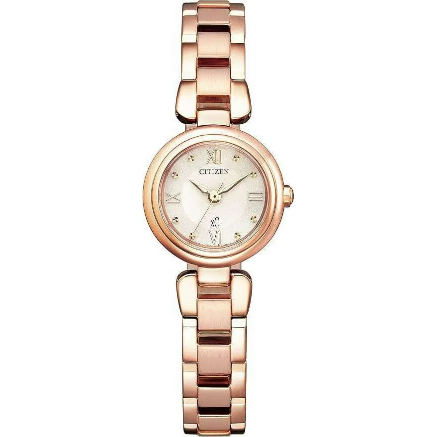 CITIZEN XC MIZU COLLECTION ECO-DRIVE SOLAR ANALOG PINK LADIES WATCH EW5572-56W