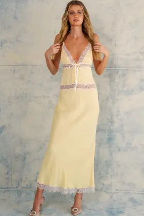 Florence Maxi Dress - Lemon