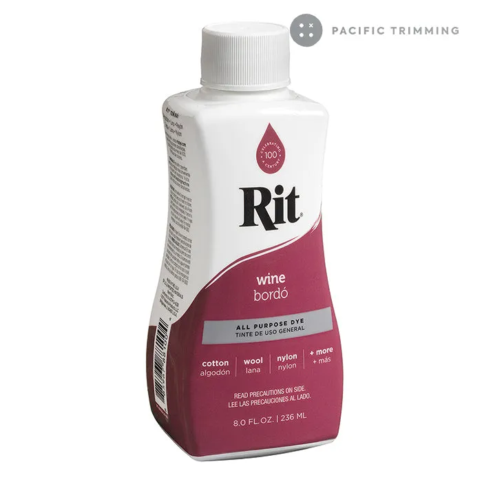 Rit All Purpose Dye Liquid Wine